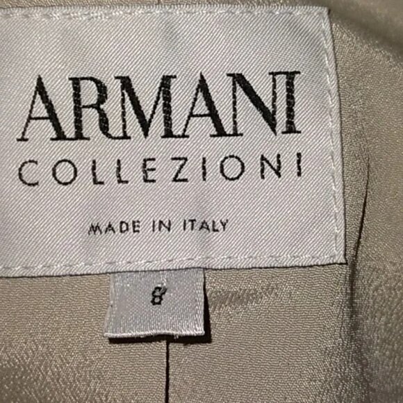 Armani Collezioni Vintage Houndstooth Silk Evening Blazer - Picture 3 of 5